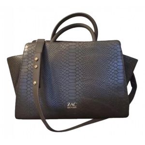 ZAC Zac Posen - Leather Green Snakeskin Bag